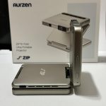 Aurzen ZIP Tri-Fold DLP Truly Mini Projector. Pocket Size. Zero-Lag Focus. One-Click Screen Mirroring. Full-Screen Mode. Type-C Fast Charging. 5.000mAh Battery. Indoor Outdoor Portable Projector.Gold