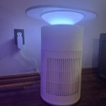 SwitchBot 4 in 1 Air Purifiers Table with Matter, Up to 3620 ft², H13 HEPA Pet Filter, Wireless Charging, Washable Pre-filter, 10 RGB Colors, Work with Apple Home, Alexa, GoogleHome, HomeAssistant