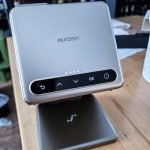 Aurzen ZIP Tri-Fold DLP Truly Mini Projector. Pocket Size. Zero-Lag Focus. One-Click Screen Mirroring. Full-Screen Mode. Type-C Fast Charging. 5.000mAh Battery. Indoor Outdoor Portable Projector.Gold
