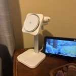 ESR for MagSafe Charger Stand. 3 in 1 Charging Station with CryoBoost. Phone-Cooling Wireless Charging. Qi2 Certified 15W MagSafe Stand. for iPhone 17/16/15/14/13/12. AirPods. Apple Watch. White