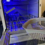 NOVETE Portable Countertop Dishwashers. Compact Dishwashers with 5L Built-in Water Tank & Inlet Hose. 5 Washing Programs. Baby Care. Air-Dry Function and LED Light for Small Apartments