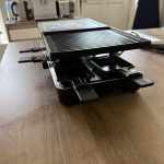 Severin RG 2371 Raclette Grill Natural Cooking Stone Smokeless Odourless with 8 Non-stick Pans