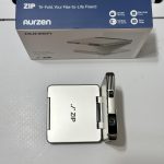 Aurzen ZIP Tri-Fold DLP Truly Mini Projector. Pocket Size. Zero-Lag Focus. One-Click Screen Mirroring. Full-Screen Mode. Type-C Fast Charging. 5.000mAh Battery. Indoor Outdoor Portable Projector.Gold