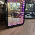 So Chill Mini Fridge Infinity Effect. Gamers. Students. Home/Car trips/Hangouts + More. USB Powered. Stickers Included. 4L/6 Cans. Mirror Infinity Effect Door
