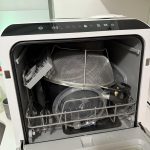 NOVETE Portable Countertop Dishwashers. Compact Dishwashers with 5L Built-in Water Tank & Inlet Hose. 5 Washing Programs. Baby Care. Air-Dry Function and LED Light for Small Apartments
