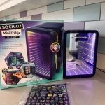 So Chill Mini Fridge Infinity Effect. Gamers. Students. Home/Car trips/Hangouts + More. USB Powered. Stickers Included. 4L/6 Cans. Mirror Infinity Effect Door