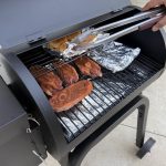 Brisk It Zelos-450 Electric Wood Pellet Smoker Grill – A.I. Smart BBQ Grill with WiFi. 7-in-1 Outdoor Grill & Smoker. PID Controller (Up to 500°F). 450 sq.in Cooking Area. Meat Probe