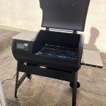 Brisk It Zelos-450 Electric Wood Pellet Smoker Grill – A.I. Smart BBQ Grill with WiFi. 7-in-1 Outdoor Grill & Smoker. PID Controller (Up to 500°F). 450 sq.in Cooking Area. Meat Probe