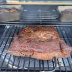 Brisk It Zelos-450 Electric Wood Pellet Smoker Grill – A.I. Smart BBQ Grill with WiFi. 7-in-1 Outdoor Grill & Smoker. PID Controller (Up to 500°F). 450 sq.in Cooking Area. Meat Probe