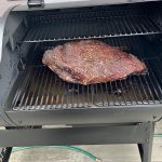 Brisk It Zelos-450 Electric Wood Pellet Smoker Grill – A.I. Smart BBQ Grill with WiFi. 7-in-1 Outdoor Grill & Smoker. PID Controller (Up to 500°F). 450 sq.in Cooking Area. Meat Probe