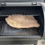 Brisk It Zelos-450 Electric Wood Pellet Smoker Grill – A.I. Smart BBQ Grill with WiFi. 7-in-1 Outdoor Grill & Smoker. PID Controller (Up to 500°F). 450 sq.in Cooking Area. Meat Probe