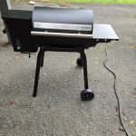 Brisk It Zelos-450 Electric Wood Pellet Smoker Grill – A.I. Smart BBQ Grill with WiFi. 7-in-1 Outdoor Grill & Smoker. PID Controller (Up to 500°F). 450 sq.in Cooking Area. Meat Probe
