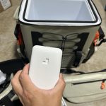 LiTHELi Frozen Pack 12V Car Refrigerator & Portable Electric Cooler. 20L/21QT with 2 U20 Batteries. -4~68℉ Travel Fridge Freezer for Camping.