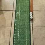 GimYaa Golf Putting mat Green Indoor and Outdoor with Auto Ball Return.Game Practice Golf Gifts for Home. Office. Backyard Indoor Golf and Outdoor Use. Crystal Velvet Mat