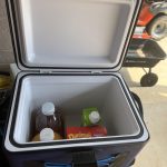 LiTHELi Frozen Pack 12V Car Refrigerator & Portable Electric Cooler. 20L/21QT with 2 U20 Batteries. -4~68℉ Travel Fridge Freezer for Camping.