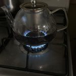 1200ml/40 oz Glass Teapot with 4 Double Wall Teacups and Removable Stainless Steel Infuser. Tea Sets for Adults. Clear Tea Kettle Stovetop Safe for Loose Leaf and Blooming Tea.Gifts for Christmas