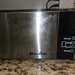 Mueller UltraToast Full Stainless Steel Toaster 4 Slice. Long Extra-Wide Slots for Bagels and Waffles. 6 Browning Levels. LED Display. Cancel/Defrost/Reheat Functions & Removable Tray. Kitchen Gadgets