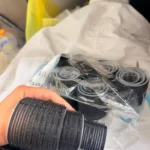 Waydress 6 Pcs Double Layer Bangs Hair Curlers Self Grip Hair Rollers Styling Tools with Rat Tail Comb. 3 Sizes