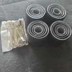 Waydress 6 Pcs Double Layer Bangs Hair Curlers Self Grip Hair Rollers Styling Tools with Rat Tail Comb. 3 Sizes