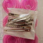Waydress 6 Pcs Double Layer Bangs Hair Curlers Self Grip Hair Rollers Styling Tools with Rat Tail Comb. 3 Sizes