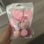 Makeup Sponge Set BS-MALL Triangle Puff 14PCS Non-Latex Beauty Blender Sponges with Travel Case. Soft Makeup Puff for Foundation. Concealer. Cream & Powder. Face & Eye Blending for Sensitive Skin