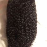 300% Glueless Wigs Human Hair Afro Kinky Curly Headband Wig Upgrade 3 IN 1 Half Wig With Drawstring Seamless Clip Ins Flip Over