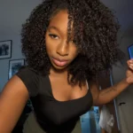 300% Glueless Wigs Human Hair Afro Kinky Curly Headband Wig Upgrade 3 IN 1 Half Wig With Drawstring Seamless Clip Ins Flip Over