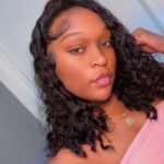 Pizazz 99J Burgundy Deep Wave Lace Front Wigs Human Hair Pre Plucked | 13x4 HD Lace Frontal Wigs with Baby Hair Pre Bleached Knots 180 Density Human Hair Wigs for Women18 Inch
