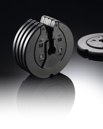 BYZOOM FITNESS Adjustable Dumbbell – 12.5/25lb Single Unit OR Set of 2 – 5-in-1 Adjustable Weight for Home Gym. Strength Training & Fitness Workouts. White OR Black