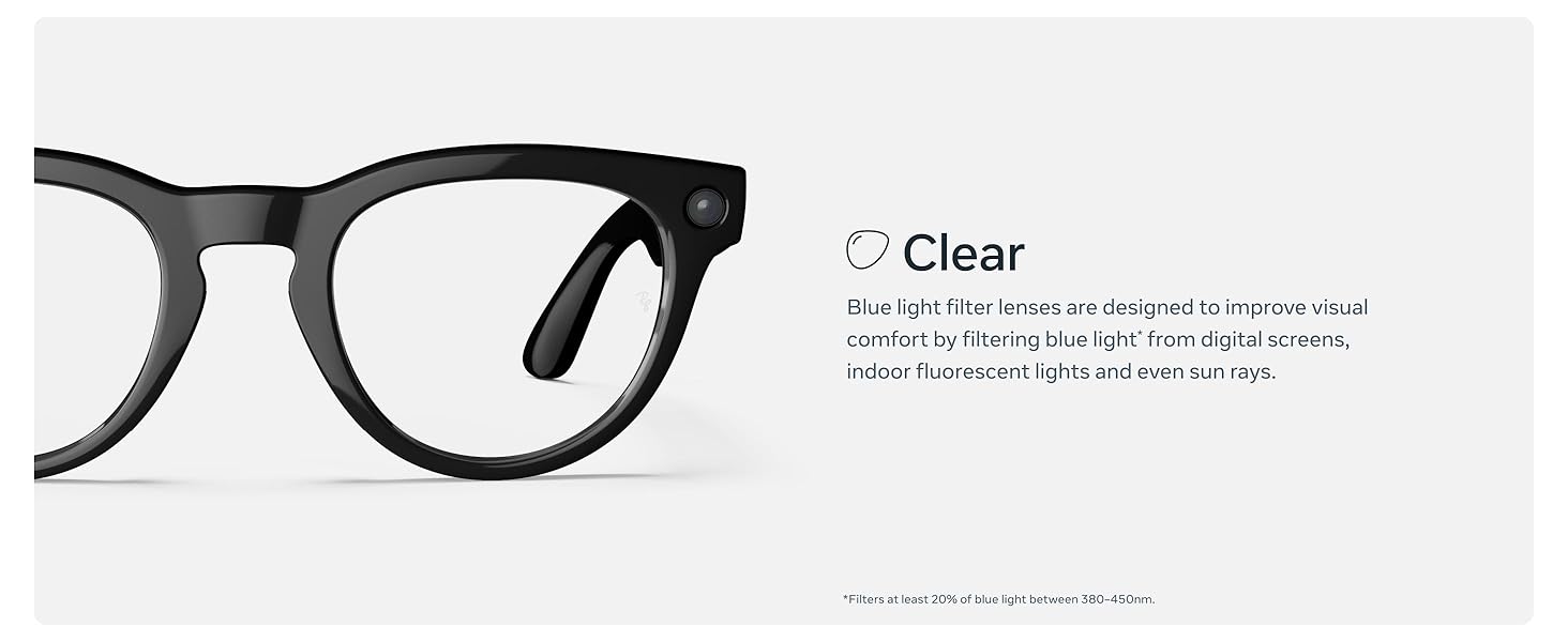 Ray-Ban Meta (Gen 1). Wayfarer. Matte Black | Smart AI Glasses for Men. Women — 12 MP Camera. Open-Ear Speakers. Video Recording. Bluetooth — Polarized Gradient Graphite Lenses — Wearable Technology