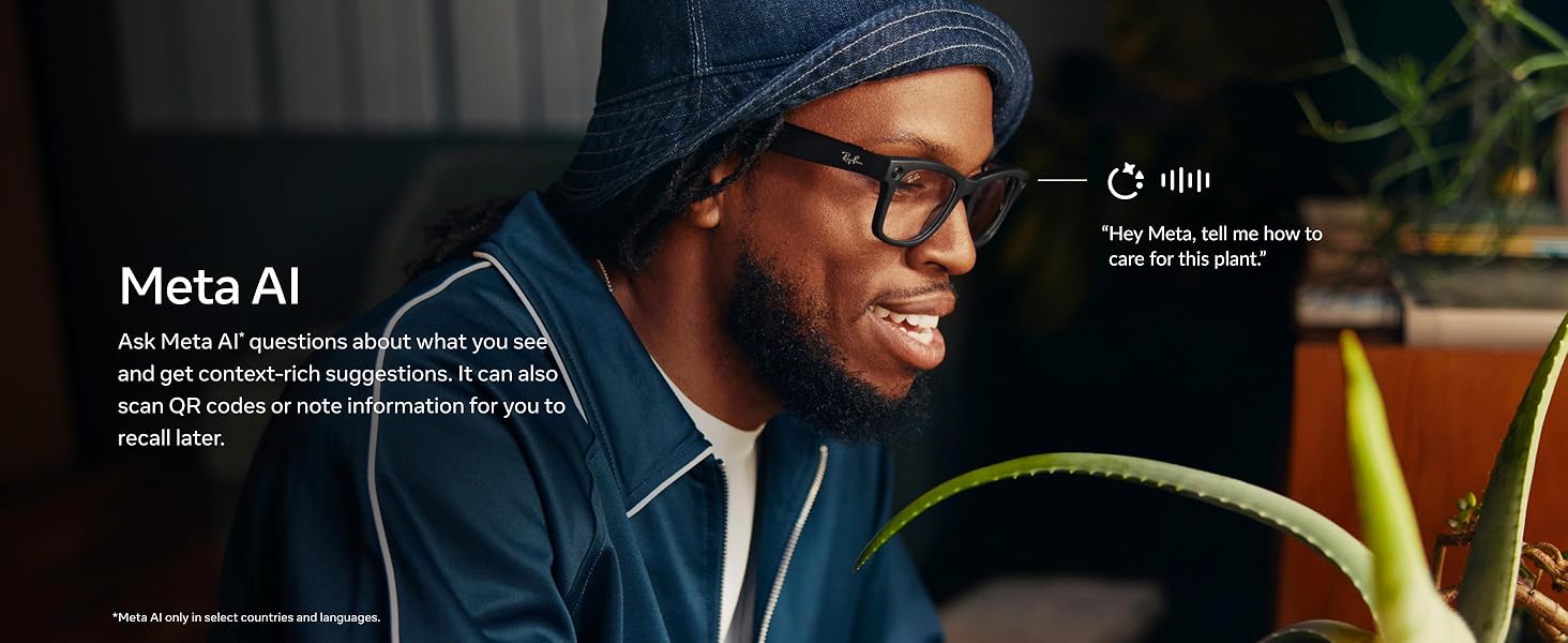 Ray-Ban Meta (Gen 1). Wayfarer. Matte Black | Smart AI Glasses for Men. Women — 12 MP Camera. Open-Ear Speakers. Video Recording. Bluetooth — Polarized Gradient Graphite Lenses — Wearable Technology