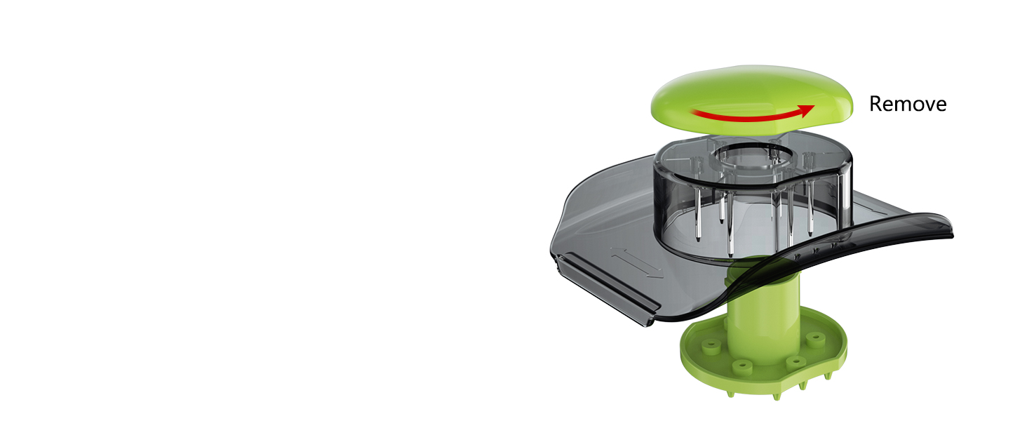 6-in-1 Hand-Safe Mandoline Vegetable Slicer