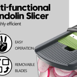 6-in-1 Hand-Safe Mandoline Vegetable Slicer