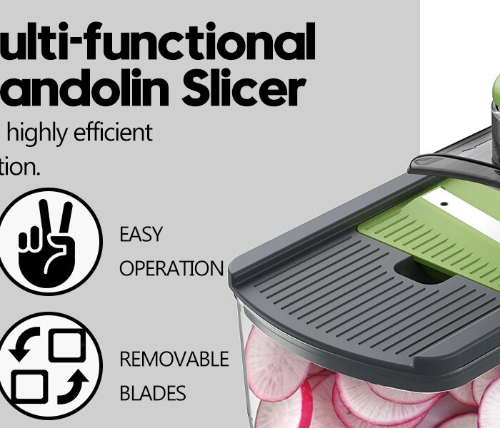 6-in-1 Hand-Safe Mandoline Vegetable Slicer