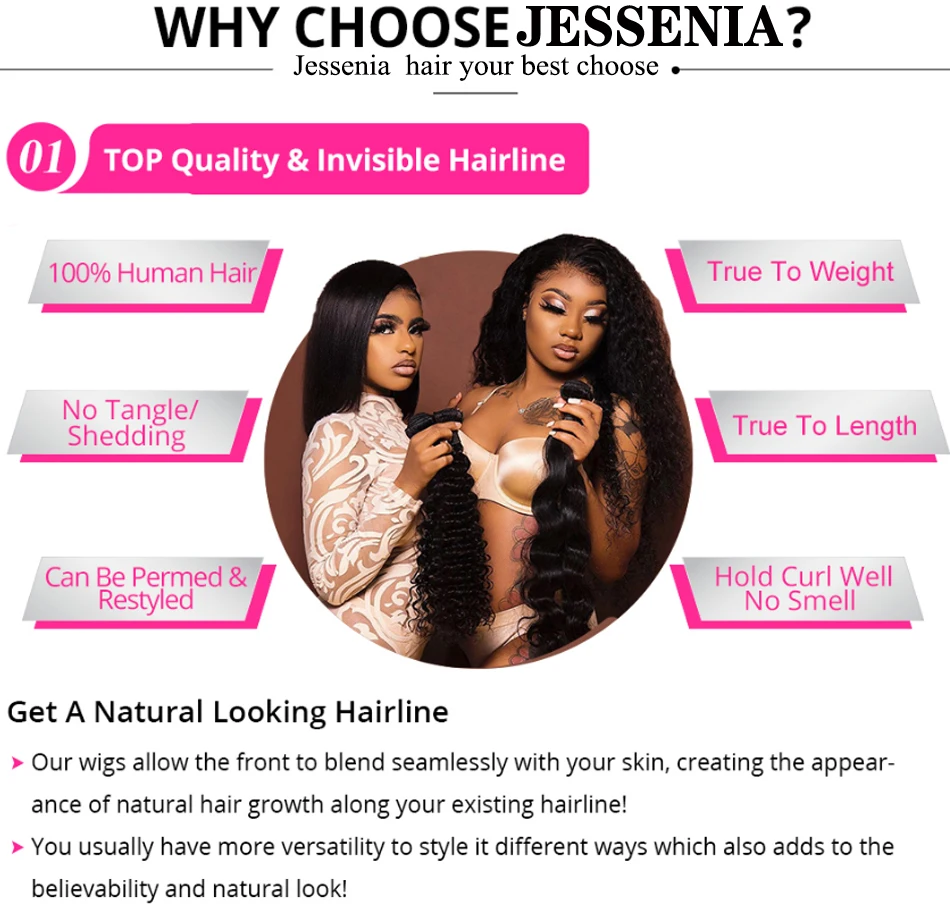 200% Density Deep Wave Wig