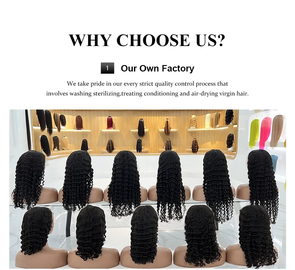 300% Glueless Wigs Human Hair Afro Kinky Curly Headband Wig Upgrade 3 IN 1 Half Wig With Drawstring Seamless Clip Ins Flip Over