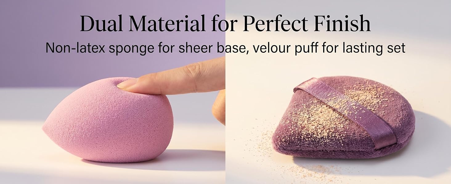 Makeup Sponge Set BS-MALL Triangle Puff 14PCS Non-Latex Beauty Blender Sponges with Travel Case. Soft Makeup Puff for Foundation. Concealer. Cream & Powder. Face & Eye Blending for Sensitive Skin