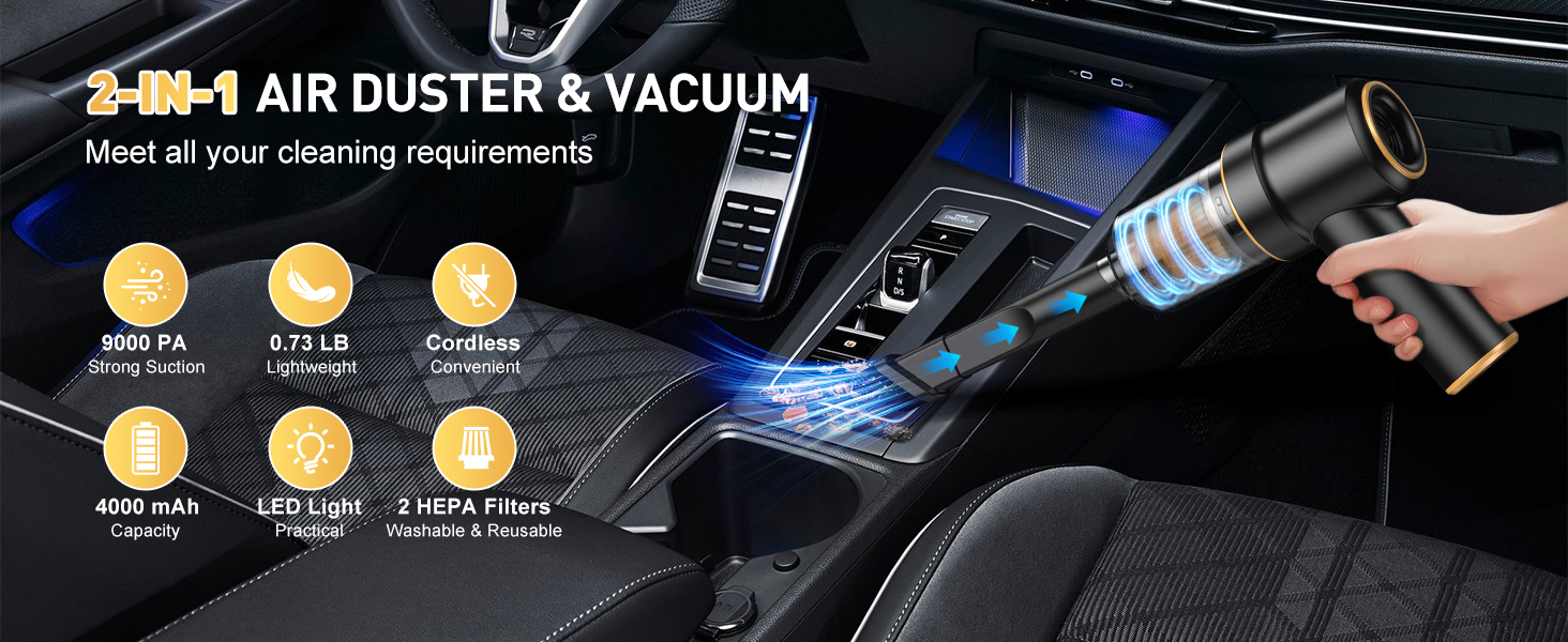 KMM Handheld Car Vacuum Cleaner.