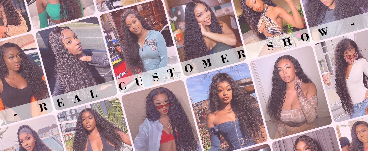 Pizazz 99J Burgundy Deep Wave Lace Front Wigs Human Hair Pre Plucked | 13x4 HD Lace Frontal Wigs with Baby Hair Pre Bleached Knots 180 Density Human Hair Wigs for Women18 Inch