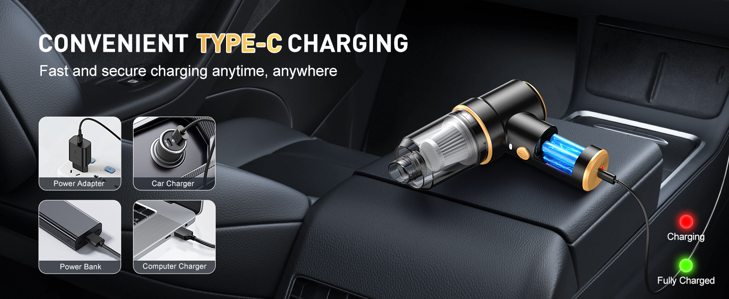 KMM Handheld Car Vacuum Cleaner.