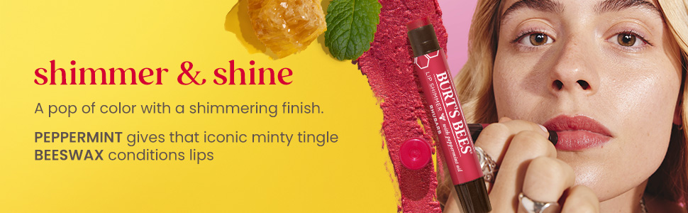 Burt's Bees Lip Tint Balm, Petal Rose, 0.15 oz., 2 Tubes