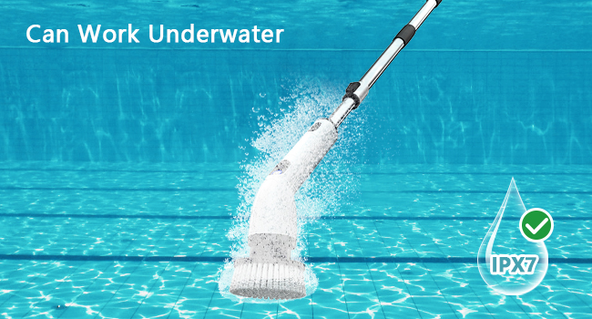TUYU 8-in-1 Cordless Electric Spin Scrubber