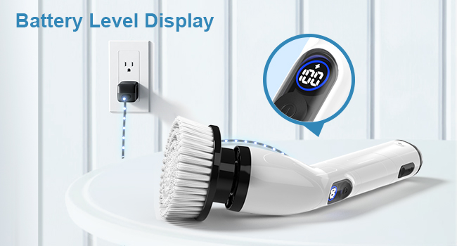 TUYU 8-in-1 Cordless Electric Spin Scrubber